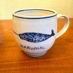 Molly Hatch for Anthropologie Narwhal mug